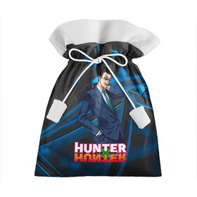 Подарочный 3D мешок с принтом Леорио Hunter x Hunter в Белгороде, 100% полиэстер | Размер: 29*39 см | anime | hunter | hunter x hunter | zoldyck | аниме | зодиак | леорио | охотник | охотники | паладинайт