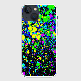 Чехол для iPhone 13 mini с принтом Неоновые краски лета в Белгороде,  |  | neon | pattern | summer | акварель | арт | брызги | граффити | грязный | грязь | искусство | капли | кислотные | краска | лето | мазки | паттерн | пятна | пятнистый | радуга | радужный | разноцветный | текстура