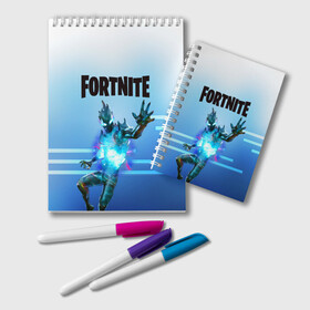 Блокнот с принтом FORTNITE в Белгороде, 100% бумага | 48 листов, плотность листов — 60 г/м2, плотность картонной обложки — 250 г/м2. Листы скреплены удобной пружинной спиралью. Цвет линий — светло-серый
 | 2019 | battle royale | chapter 2 | epic games | fortnite | game | season x | zombie | зомби | фортнайт