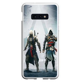 Чехол для Samsung S10E с принтом ASSASSIN`S CREED в Белгороде, Силикон | Область печати: задняя сторона чехла, без боковых панелей | Тематика изображения на принте: black flag | brotherhood | chronicles | creed | game | origins | revelations | rogue | syndicate | unity | valhalla | альтаир | ассасин | игры | кинжал | пираты