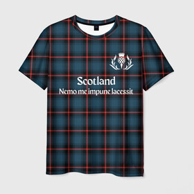 Мужская футболка 3D с принтом Шотландия в Белгороде, 100% полиэфир | прямой крой, круглый вырез горловины, длина до линии бедер | england | scotland | англия | великобритания | волынка | девиз | килт | клан | клетка | королевство | шотландия | шотландка