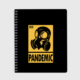 Тетрадь с принтом Pandemic в Белгороде, 100% бумага | 48 листов, плотность листов — 60 г/м2, плотность картонной обложки — 250 г/м2. Листы скреплены сбоку удобной пружинной спиралью. Уголки страниц и обложки скругленные. Цвет линий — светло-серый
 | Тематика изображения на принте: 2020 | coronavirus | covid19 | cowid | epidemic | fallout | half | life | pandemic | survival | ultimate | virus | вирус | выживание | игра | катастрофа | киберпанк | кови | ковид | коронавирус | лайф | пандемия | ситуация | сталкер | фалаут | халф