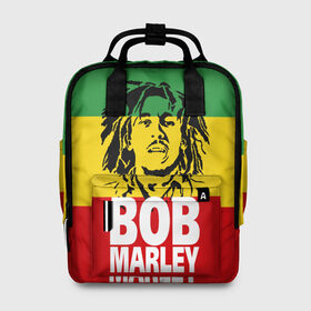 Женский рюкзак 3D с принтом Bob Marley в Белгороде, 100% полиэстер | лямки с регулируемой длиной, сверху ручки, чтобы рюкзак нести как сумку. Основное отделение закрывается на молнию, как и внешний карман. Внутри два дополнительных кармана, один из которых закрывается на молнию. По бокам два дополнительных кармашка, куда поместится маленькая бутылочка
 | Тематика изображения на принте: bob | bob marley | движение | музыка | рэгги | свобода | стиль | счастье | ямайка