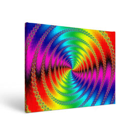 Холст прямоугольный с принтом Цветной гипноз в Белгороде, 100% ПВХ |  | насыщенные цвета | радуга | спираль | цвет | цвета | яркие цвета | ярко