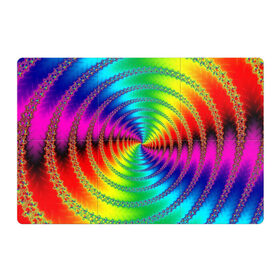 Магнитный плакат 3Х2 с принтом Цветной гипноз в Белгороде, Полимерный материал с магнитным слоем | 6 деталей размером 9*9 см | насыщенные цвета | радуга | спираль | цвет | цвета | яркие цвета | ярко