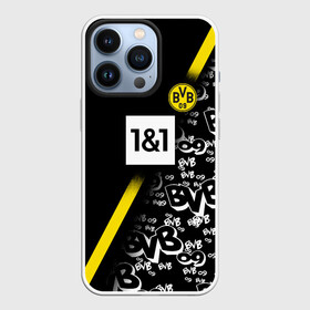 Чехол для iPhone 13 Pro с принтом Dortmund 2020 2021 ФОРМА в Белгороде,  |  | 09 | borussia | borussia dortmund | bvb | bvb 09 | dortmund | fc | football club | sport | боруссия | дортмунд | спортивные | униформа | фирменые цвета | фк | футбольный клуб