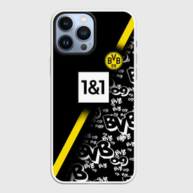 Чехол для iPhone 13 Pro Max с принтом Dortmund 2020 2021 ФОРМА в Белгороде,  |  | 09 | borussia | borussia dortmund | bvb | bvb 09 | dortmund | fc | football club | sport | боруссия | дортмунд | спортивные | униформа | фирменые цвета | фк | футбольный клуб