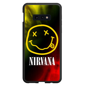 Чехол для Samsung S10E с принтом NIRVANA НИРВАНА в Белгороде, Силикон | Область печати: задняя сторона чехла, без боковых панелей | 