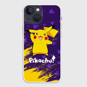 Чехол для iPhone 13 mini с принтом ПИКАЧУ   PIKACHU в Белгороде,  |  | anime | manga | pikachu | pokemon | pokemons | аниме | детектив | кино | манга | мультфилтфильм | муьлт | пикачу | покемон | покемоны | фильм