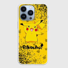 Чехол для iPhone 13 Pro с принтом ПИКАЧУ   PIKACHU в Белгороде,  |  | anime | manga | pikachu | pokemon | pokemons | аниме | детектив | кино | манга | мультфилтфильм | муьлт | пикачу | покемон | покемоны | фильм