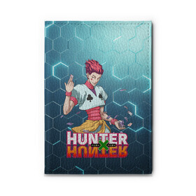 Обложка для автодокументов с принтом Хисока Hunter x Hunter в Белгороде, натуральная кожа |  размер 19,9*13 см; внутри 4 больших “конверта” для документов и один маленький отдел — туда идеально встанут права | Тематика изображения на принте: anime | hunter | hunter x hunter | zoldyck | аниме | зодиак | охотник | охотники | хисока