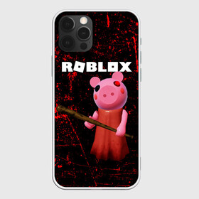 Чехол для iPhone 12 Pro с принтом ROBLOX PIGGY - СВИНКА ПИГГИ в Белгороде, силикон | область печати: задняя сторона чехла, без боковых панелей | pig | piggy | roblox | игра | компьютерная игра | логотип | онлайн | онлайн игра | пигги | поросенок | роблакс | роблокс | свинка | свинья