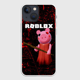 Чехол для iPhone 13 mini с принтом ROBLOX PIGGY   СВИНКА ПИГГИ в Белгороде,  |  | pig | piggy | roblox | игра | компьютерная игра | логотип | онлайн | онлайн игра | пигги | поросенок | роблакс | роблокс | свинка | свинья