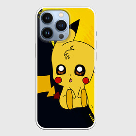 Чехол для iPhone 13 Pro с принтом Пикачу Pikachu в Белгороде,  |  | Тематика изображения на принте: anime | baby | cartoon | cute | kawaii | pika pika | pokemon | аниме | анимешникам | глаза | детям | зайчик | зверек | кавайный | кот | котенок | кролик | малыш | милый | мордочка | мультфильмы | няшный | пика пика | пикачу