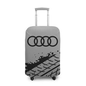 Чехол для чемодана 3D с принтом AUDI / АУДИ в Белгороде, 86% полиэфир, 14% спандекс | двустороннее нанесение принта, прорези для ручек и колес | audi | auto | felb | logo | moto | quattro | sport | symbol | авто | автомобильные | ауди | кватро | кольца | лого | логотип | логотипы | марка | мото | символ | спорт | фгвш | шильдик