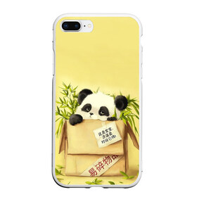 Чехол для iPhone 7Plus/8 Plus матовый с принтом Заказывали Панду? ? в Белгороде, Силикон | Область печати: задняя сторона чехла, без боковых панелей | Тематика изображения на принте: order | panda | заказ | заказывали панду | панда | панда в коробке