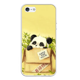 Чехол для iPhone 5/5S матовый с принтом Заказывали Панду? ? в Белгороде, Силикон | Область печати: задняя сторона чехла, без боковых панелей | order | panda | заказ | заказывали панду | панда | панда в коробке