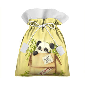 Подарочный 3D мешок с принтом Заказывали Панду? ? в Белгороде, 100% полиэстер | Размер: 29*39 см | order | panda | заказ | заказывали панду | панда | панда в коробке