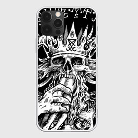 Чехол для iPhone 12 Pro Max с принтом Монстр в Белгороде, Силикон |  | анархия | король | корона | монстр | тьма | череп