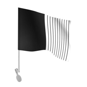 Флаг для автомобиля с принтом Dark knite в Белгороде, 100% полиэстер | Размер: 30*21 см | artwork | dark knite | two face | линии | полоски