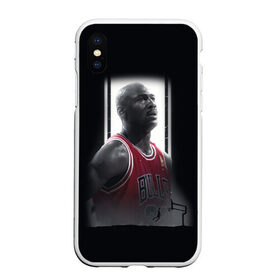 Чехол для iPhone XS Max матовый с принтом MICHAEL JORDAN в Белгороде, Силикон | Область печати: задняя сторона чехла, без боковых панелей | jordan | michael | michael jordan | nba | баскетбол | баскетболист | джордан | защитник | майкл | майкл джордан | нба