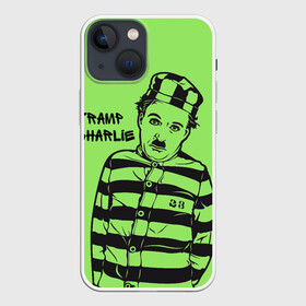Чехол для iPhone 13 mini с принтом Tramp Charlie в Белгороде,  |  | актер | кино | смех | чарли