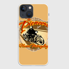 Чехол для iPhone 13 mini с принтом Hoosier Motorcycling в Белгороде,  |  | motorcycle | байкеры | мотоциклы | пионеры