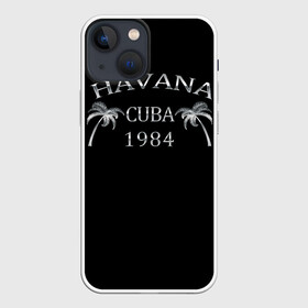 Чехол для iPhone 13 mini с принтом Havana в Белгороде,  |  | 1981 | 1984 | cuba | havana | гавана | закат | куба | пальма | потерялся | прикол | путишествие | путишествия | серебро | че гевара | чегевара | эрнесто