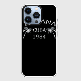 Чехол для iPhone 13 Pro с принтом Havana в Белгороде,  |  | 1981 | 1984 | cuba | havana | гавана | закат | куба | пальма | потерялся | прикол | путишествие | путишествия | серебро | че гевара | чегевара | эрнесто