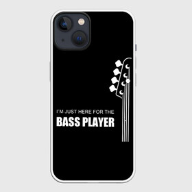 Чехол для iPhone 13 с принтом BASS PLAYER (GUITAR) в Белгороде,  |  | guitar | nick senpai | бас | бас гитара | гитара | марченко | никита марченко