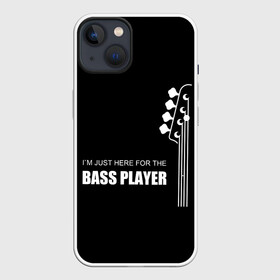 Чехол для iPhone 13 с принтом BASS PLAYER (GUITAR) в Белгороде,  |  | Тематика изображения на принте: guitar | nick senpai | бас | бас гитара | гитара | марченко | никита марченко