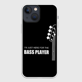 Чехол для iPhone 13 mini с принтом BASS PLAYER (GUITAR) в Белгороде,  |  | guitar | nick senpai | бас | бас гитара | гитара | марченко | никита марченко