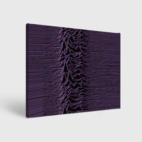 Холст прямоугольный с принтом Joy Division Glitch в Белгороде, 100% ПВХ |  | glitch | ian curtis | joy division | rock | unknown pleasures | глюк | иэн кёртис | рок