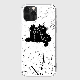 Чехол для iPhone 12 Pro Max с принтом Черные котейки в Белгороде, Силикон |  | Тематика изображения на принте: baby | cat | cute | kitty | аниме | анимешные | брызги красок | глаза | детям | животные | зверек | кавайный | киска | кот | котята | кошак | кошечка | кошка | малыши | милые | мордочка | няшные | прикольные