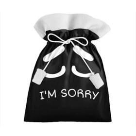 Подарочный 3D мешок с принтом Sorry not sorry в Белгороде, 100% полиэстер | Размер: 29*39 см | 