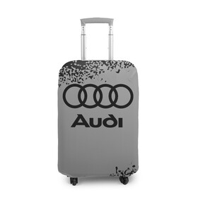 Чехол для чемодана 3D с принтом AUDI / АУДИ в Белгороде, 86% полиэфир, 14% спандекс | двустороннее нанесение принта, прорези для ручек и колес | audi | auto | felb | logo | moto | quattro | sport | symbol | авто | автомобильные | ауди | кватро | кольца | лого | логотип | логотипы | марка | мото | символ | спорт | фгвш | шильдик