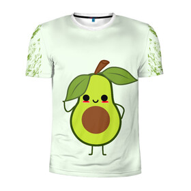 Мужская футболка 3D спортивная с принтом Авокадо в Белгороде, 100% полиэстер с улучшенными характеристиками | приталенный силуэт, круглая горловина, широкие плечи, сужается к линии бедра | авокадо | веган | еда блогеров | мемы | минимализм | прикольные картинки | прикольные надписи | растение | смешное авокадо | фрукт