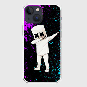 Чехол для iPhone 13 mini с принтом MARSHMELLO в Белгороде,  |  | dj | marshmello | marshmellow | usa | америка | клуб | клубная музыка | мармело | маршмелло | маршмеллоу | музыка | музыкант