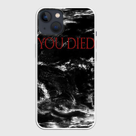 Чехол для iPhone 13 с принтом YOU DIED в Белгороде,  |  | dark souls | dark souls iii | дарк солс | дарк соулс | темные души | черные души