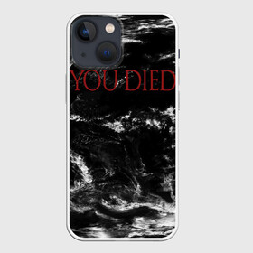 Чехол для iPhone 13 mini с принтом YOU DIED в Белгороде,  |  | dark souls | dark souls iii | дарк солс | дарк соулс | темные души | черные души