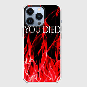 Чехол для iPhone 13 Pro с принтом YOU DIED в Белгороде,  |  | dark souls | dark souls iii | дарк солс | дарк соулс | темные души | черные души