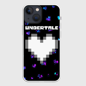 Чехол для iPhone 13 mini с принтом UNDERTALE   АНДЕРТЕЙЛ в Белгороде,  |  | annoying | asriel | chara | dog | frisk | game | games | logo | papyrus | sans | tale | under | undertale | азриэль | андер | андертейл | игра | игры | лого | логотип | надоедливая | папирус | санс | сердечко | сердце | символ | символы | собака 