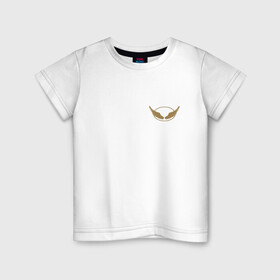 Детская футболка хлопок с принтом Крылоборство (ангел) в Белгороде, 100% хлопок | круглый вырез горловины, полуприлегающий силуэт, длина до линии бедер | ангел | клуб романтики | крылья | секрет небес