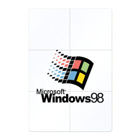 Магнитный плакат 2Х3 с принтом Windows 98 в Белгороде, Полимерный материал с магнитным слоем | 6 деталей размером 9*9 см | microsoft | windows | windows98 | виндовс | майкрософт