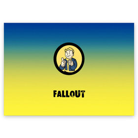 Поздравительная открытка с принтом Fallout/Фоллаут в Белгороде, 100% бумага | плотность бумаги 280 г/м2, матовая, на обратной стороне линовка и место для марки
 | Тематика изображения на принте: boy | fallout | new vegas | nuka cola | апокалипсис | бандиты | вегас | война | градиент | девочкам | детям | игра | логотипы игр | мальчикам | оружие | парни | пистолеты | подростковые | постапокалипсис | убежище
