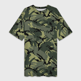 Платье-футболка 3D с принтом Камуфляж в Белгороде,  |  | амуниция | армия | болотный | военная | камуфляж | лесной | маскировка | охота | разведка | рыбалка | спецназ | страйкбол | тайга | форма | хаки