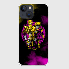 Чехол для iPhone 13 mini с принтом JoJo Bizarre Adventure в Белгороде,  |  | anime | jojo | jojo’s bizarre adventure | аниме | анимэ | биззаре адвенчер | джо | джо джо | джоджо | джонатан джостар | дзёсукэ хигасиката | дзётаро кудзё | жожо | игги | кира | лого | манга | невероятные приключения