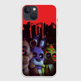 Чехол для iPhone 13 с принтом Five Nights At Freddys в Белгороде,  |  | Тематика изображения на принте: 5 ночей | 5 ночей с фредди | 5 ночей с фреди | five nights at freddys | fnaf | foxy | аниматроники | игра | компьютерная игра | пять ночей с фредди | фокси | фредди | фреди | чика