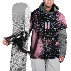 Накидка на куртку 3D с принтом BTS в Белгороде, 100% полиэстер |  | army | bts | k pop | абстракция | арми | брызги | бтс | кейпоп | корея | кпоп | оппа