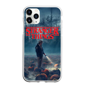 Чехол для iPhone 11 Pro Max матовый с принтом Stranger Things в Белгороде, Силикон |  | Тематика изображения на принте: 11 | demogorgon | dustin | eleven | jim hopper | lucas | mike | nancy | netflix | steve | will | билли | дастин | демогоргон | джойс | джонатан | дина | загадочные события | лукас | майк | макс | нетфликс | нэнси | оди | одиннадцать